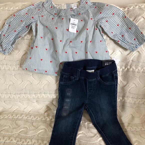 NWT Gap Top and Jeggings Bundle - Picture 2 of 3